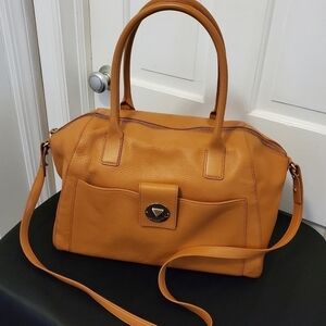 Kate Spade Chrystie Catalina Large Carry All Satchel/Shoulder Bag, Leather